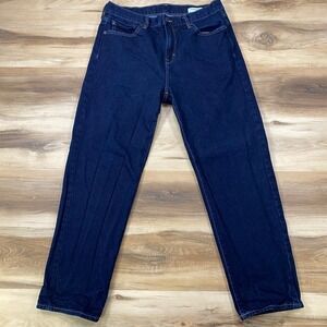 Banana Republic Standard Jean Mens 32x30 Classic Cotton Dark Indigo Straight Fit